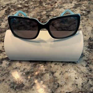 Tiffany & Co. Black and Blue Sunglasses